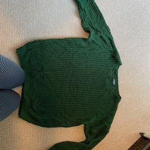 Hunter green Knit sweater